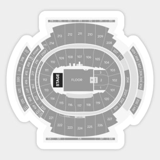 MSG Seating Chart Sticker